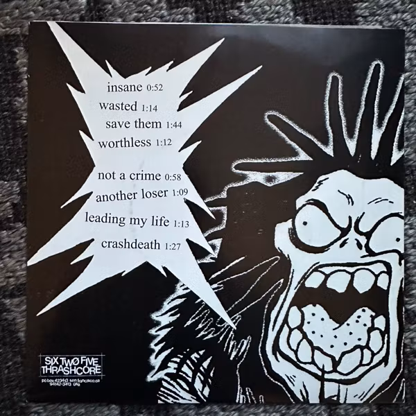 EDÖRA Tomorrow Is Our's (	625 Thrashcore – USA original) (EX) 7"