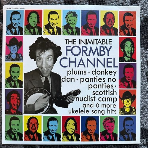 FORMBY CHANNEL The Inimitable (Blue vinyl) (Noise Punk - UK original) (VG+/EX) 7"
