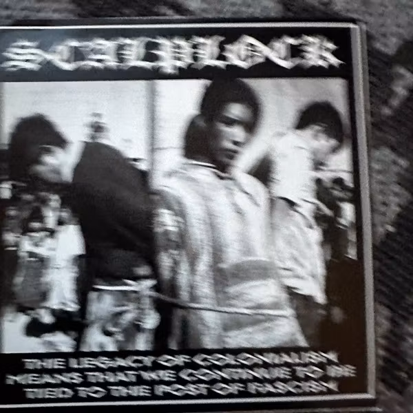 SCALPLOCK / SHANK The Legacy Of Colonialism Means That We Continue To Be Tied To The Post Of Fascism / Skinhead Pride (Retribution – UK original) (VG+) 7"