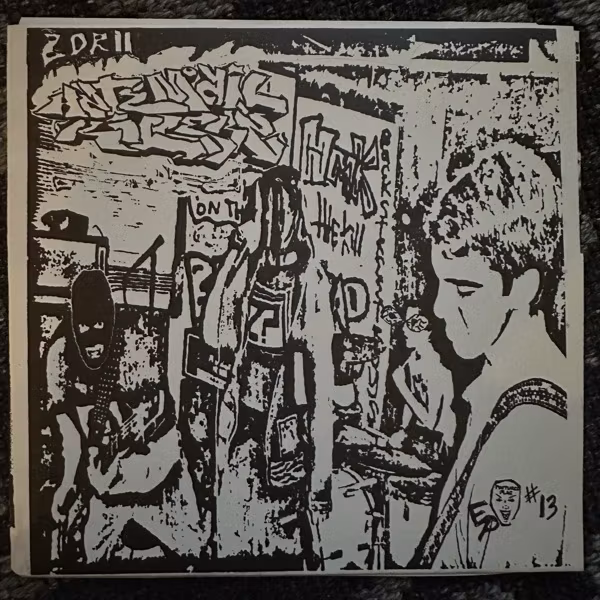 HATEMAIL KILLERZ / TRON Split (Green vinyl) (Braindead - USA original) (EX) 7"