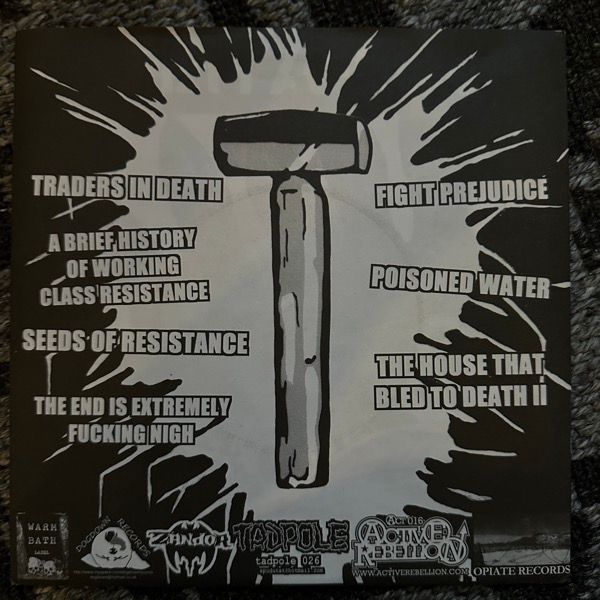 WHÖLE IN THE HEAD Them And Us (Opiate - UK original) (EX/VG+) 7"