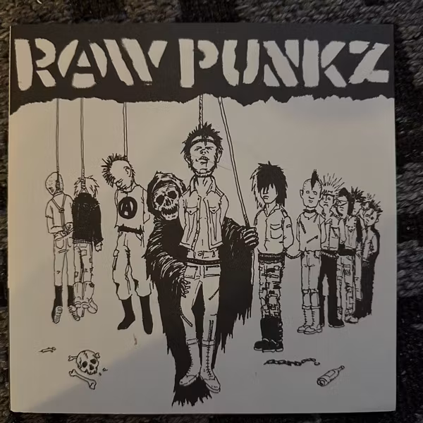 VARIOUS Raw Punkz (Vox Populi - Japan original) (EX/VG+) 7"
