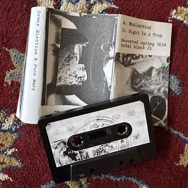 SEWER ELECTION & PUCE MARY Masks Are Aids (Total Black - Canada original) (EX) TAPE
