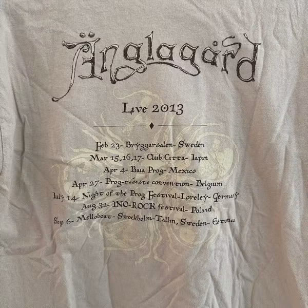 ÄNGLAGÅRD Live 2013 (M) (USED) T-SHIRT