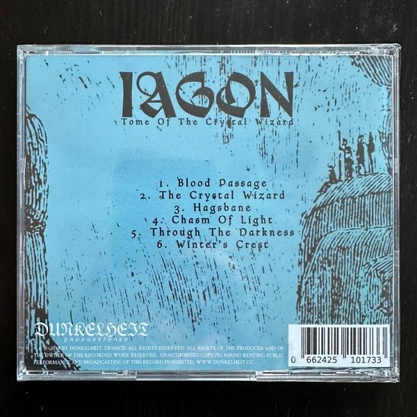 IAGON Tome Of The Crystal Wizard (Dunkelheit - Germany original) (SS) CD