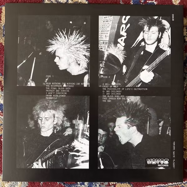 DISCHARGE Hear Nothing See Nothing Say Nothing (Havoc - USA reissue) (EX) LP