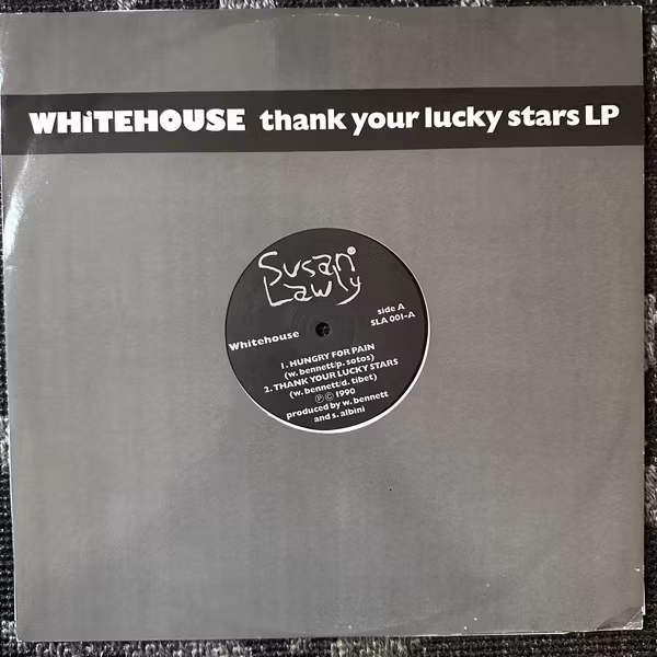 WHITEHOUSE Thank Your Lucky Stars (Susan Lawly - UK original) (VG+/EX) LP