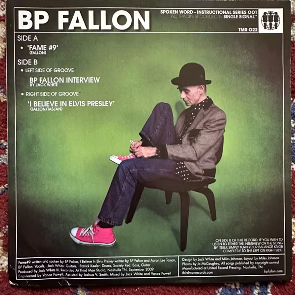 BP FALLON Fame #9 (Third Man - USA original) (VG+/EX) 7"