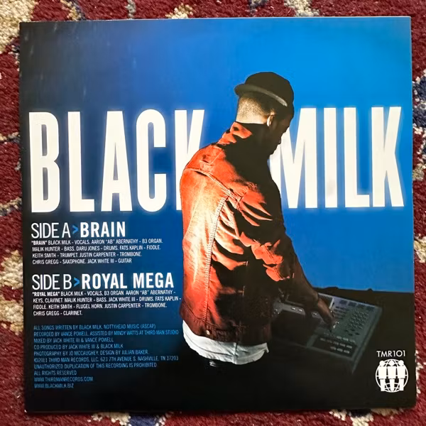 BLACK MILK Brain (Third Man - USA original) (EX) 7"