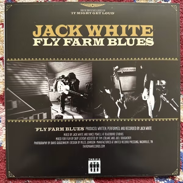 JACK WHITE Fly Farm Blues (Third Man - USA original) (NM/EX) 7"