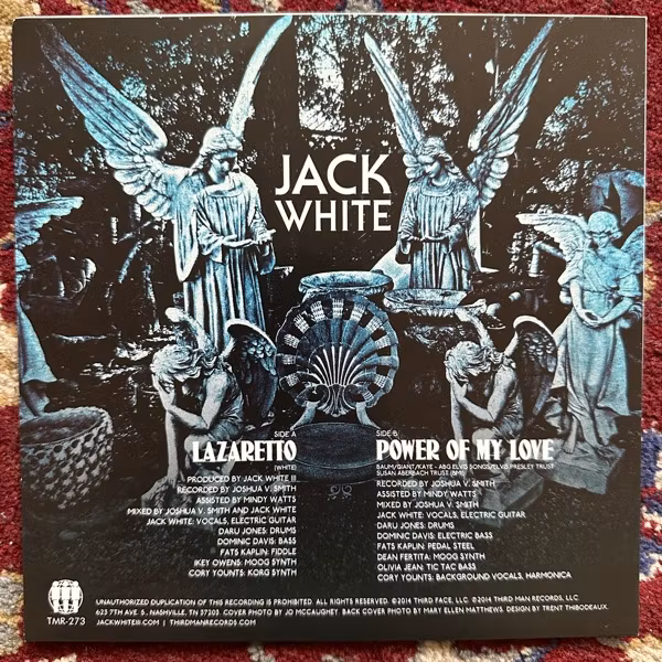 JACK WHITE Lazaretto (Third Man - USA original) (EX) 7"