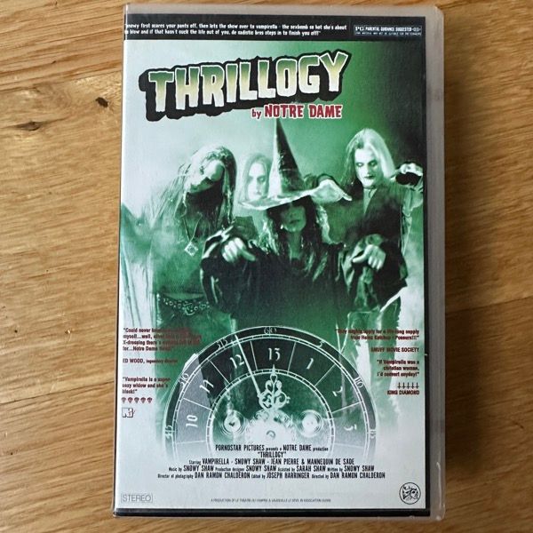 NOTRE DAME Thrillogy (Osmose - France original) (EX) VHS