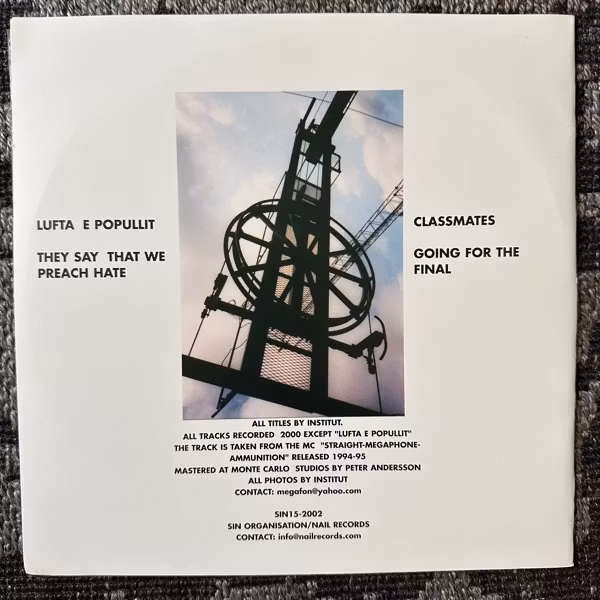 INSTITUT Motionstruktures (Sin Organisation – Italy original) (EX) 10"