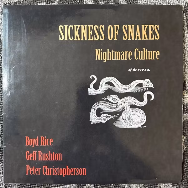 SICKNESS OF SNAKES Nightmare Culture (Soleilmoon - USA original) (VG+/EX) 12" EP