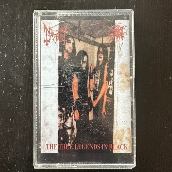 DARKTHRONE / MAYHEM The True Legends In Black (No label) (VG+) TAPE