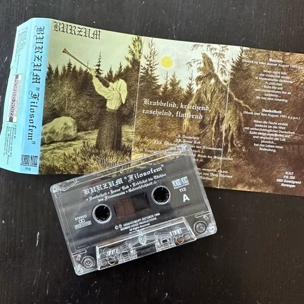BURZUM Filosofem (Morbid Noizz - Poland original) (VG+) TAPE