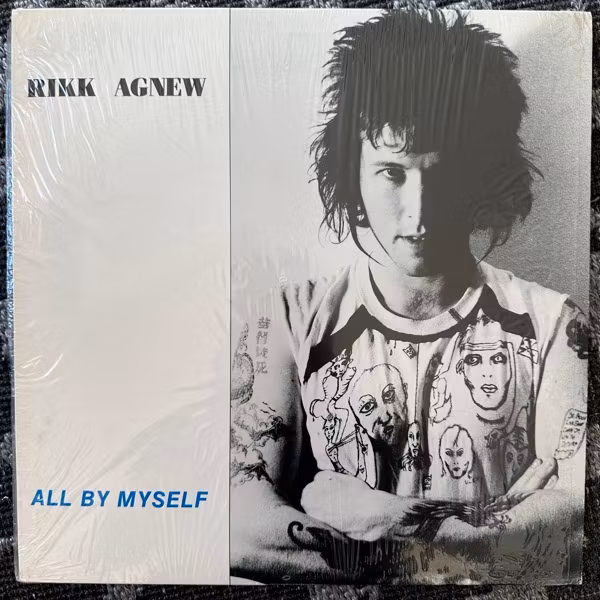 RIKK AGNEW All By Myself (Frontier - USA original) (EX/VG+) LP