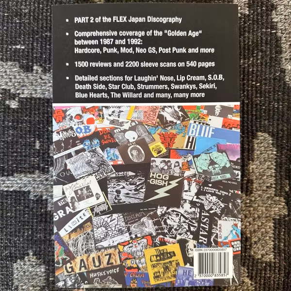 FLEX! Discography of Japanese Punk, Hardcore, Mod, Post Punk Part 2: 1987 - 1992 (NM) BOOK