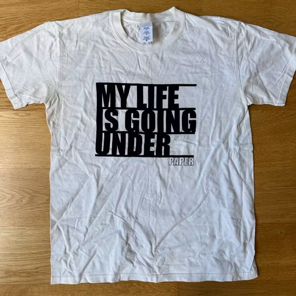PAPER My Life Is Going Under (M) (USED) T-SHIRT