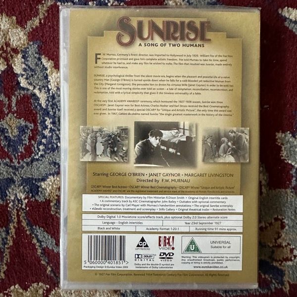 SUNRISE A Song of Two Humans (Special edition) (SS) 2xDVD