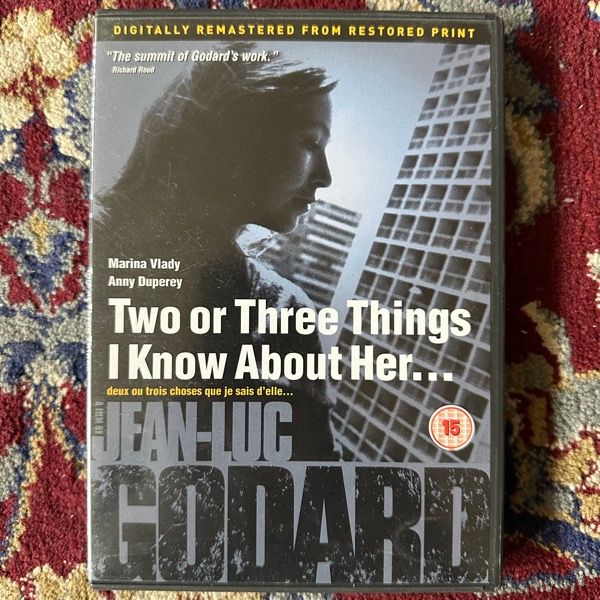 TWO OR THREE THINGS I KNOW ABOUT HER... (With book) (NM) DVD