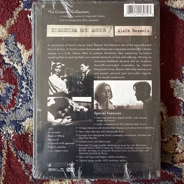 HIROSHIMA MON AMOUR (Criterion) (SS) DVD