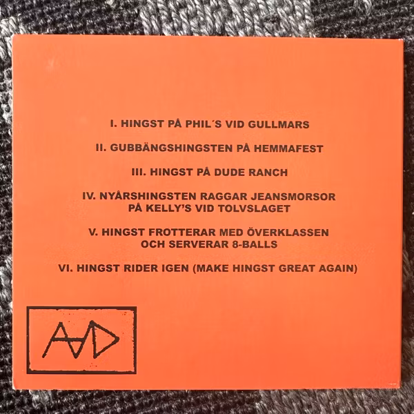 HINGST Ska vi älska så ska vi älska till Wall Riders (Abhorrent A.D. – USA original) (NM) CD