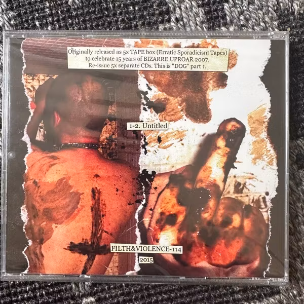 BIZARRE UPROAR Fifteen Years Of "Filth & Violence"- Dog (Filth And Violence - Finland reissue) (SS) CD