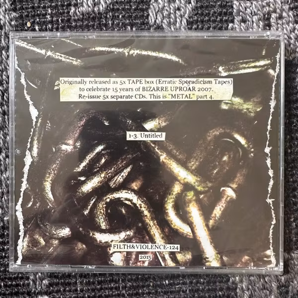 BIZARRE UPROAR Fifteen Years Of "Filth & Violence"- Metal (Filth And Violence - Finland reissue) (SS) CD