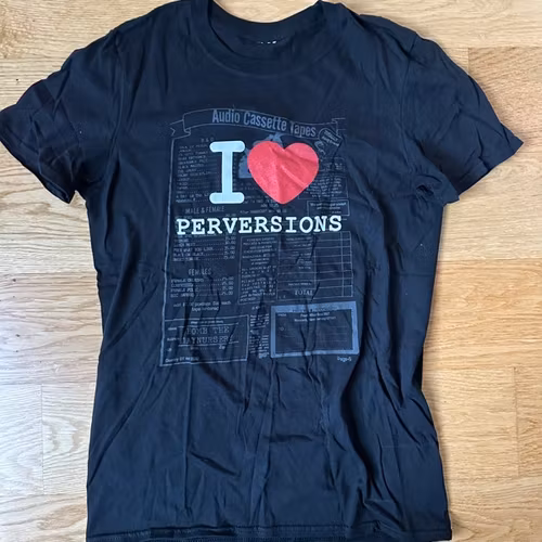 BOMB THE DAYNURSERY I Love Perversions (S) (USED) T-SHIRT