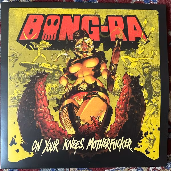 BONG-RA On Your Knees, Motherfucker (Signed special edition) (PRSPCT RVLT – Netherlands original) (EX) 12"+CD