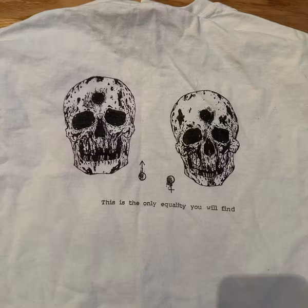 STRIATIONS This is the Only Equality You Will Find (M) (USED) T-SHIRT