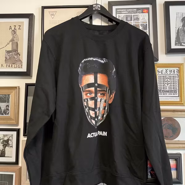 ACTUAL PAIN Elvis (S) (USED) SWEATSHIRT