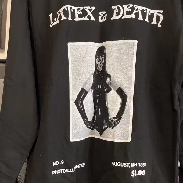 ACTUAL PAIN Latex & Death (S) (USED) SWEATSHIRT