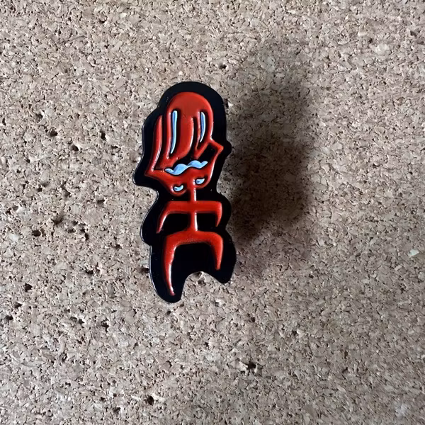 PUSSY GALORE Logo (NM) METAL PIN