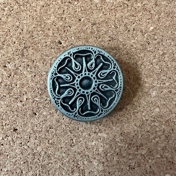 BRIGHTER DEATH NOW Logo (NM) METAL PIN