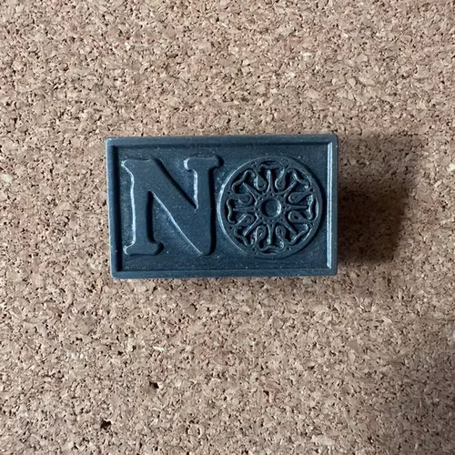 BRIGHTER DEATH NOW The Rule is No (NM) METAL PIN