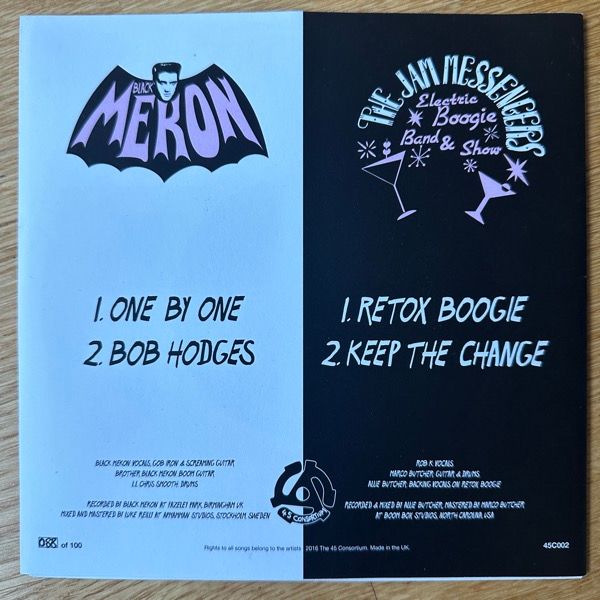 BLACK MEKON / THE JAM MESSENGERS Split (45 Consortium – UK original) (NM/EX) 7"