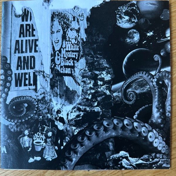 BLACK MEKON / WHITE MYSTERY Split (45 Consortium - UK original) (NM/EX) 7"
