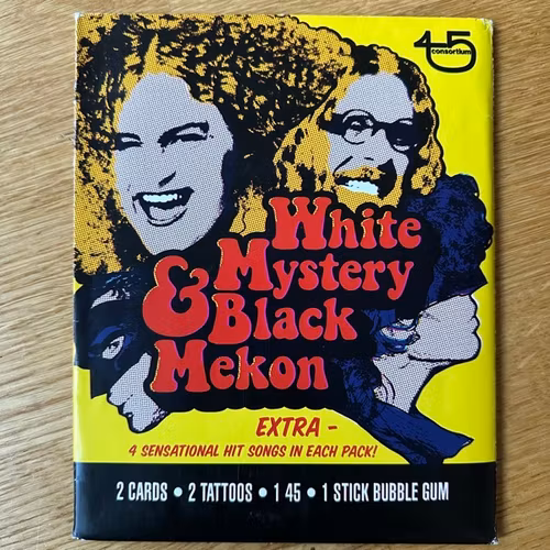 BLACK MEKON / WHITE MYSTERY Split (Special Edition) (45 Consortium – UK original) (VG+/EX) 7"
