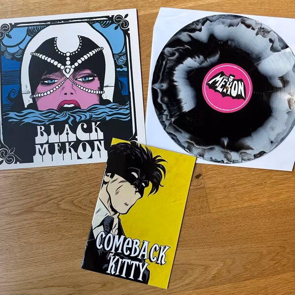 BLACK MEKON Stolen Bible 2 (Swirl vinyl. With comic book) (PNKSLM - Sweden original) (EX/NM) LP