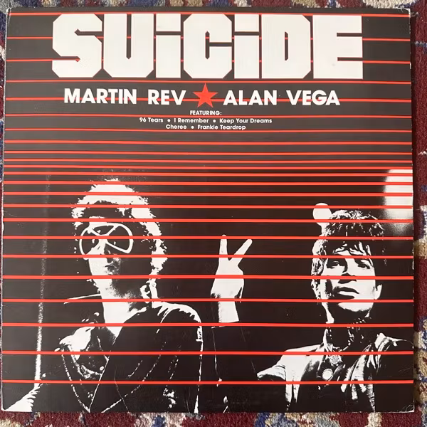 SUICIDE Suicide (Red Star - USA 1980 reissue) (VG) LP