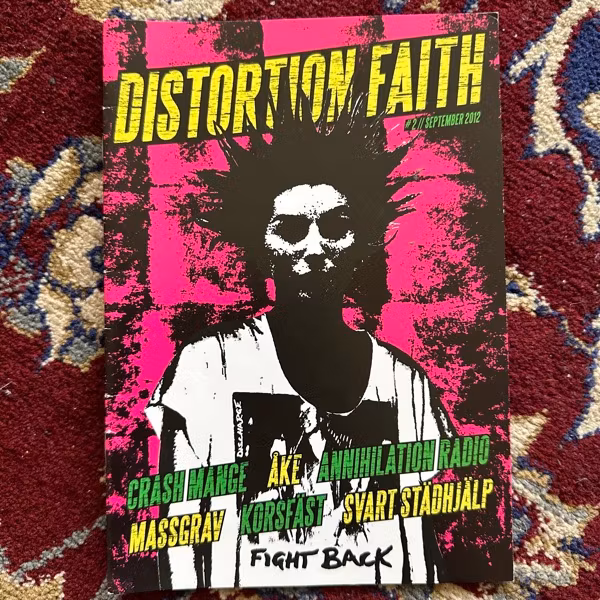 DISTORTION FAITH #2 2012 (EX) FANZINE