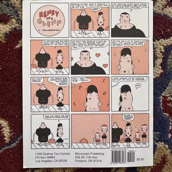 HENRY AND GLENN Forever And Ever #3 2013 (First printing. Shaky Kane variant) (EX) COMIC