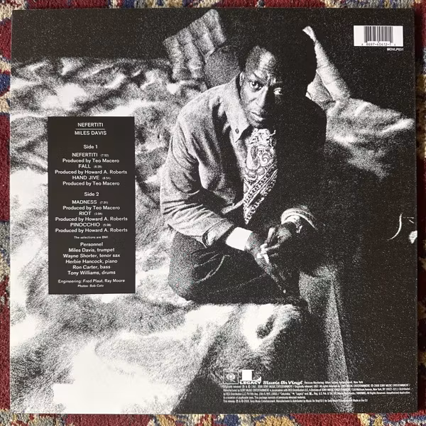MILES DAVIS Nefertiti (Music On Vinyl - Europe 2009 reissue) (NM) LP