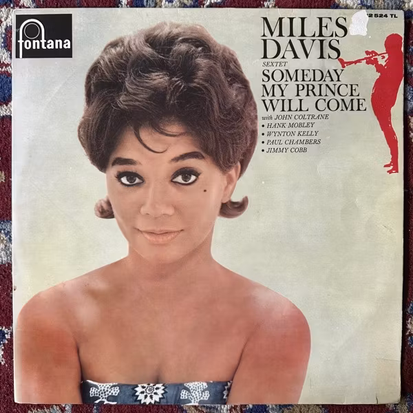 MILES DAVIS SEXTET Someday My Prince Will Come (Fontana - Sweden original) (VG/G) LP