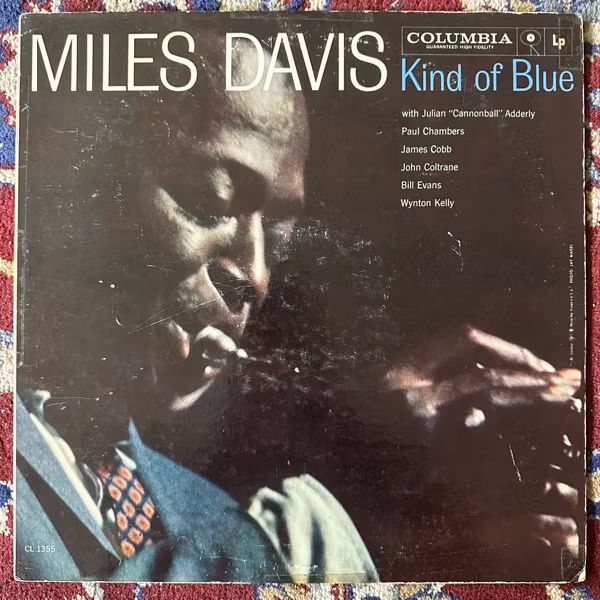 MILES DAVIS Kind Of Blue (Columbia - USA mono original) (G) LP