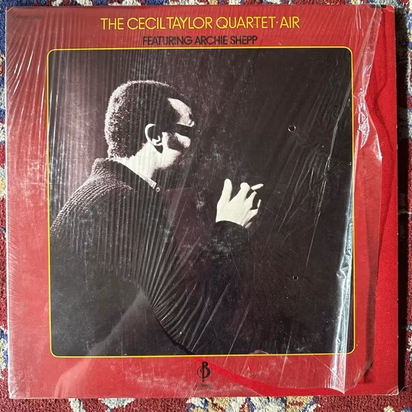 CECIL TAYLOR QUARTET FEATURING ARCHE SHEPP Air (Barnaby - USA 1971 reissue) (EX/VG+) LP