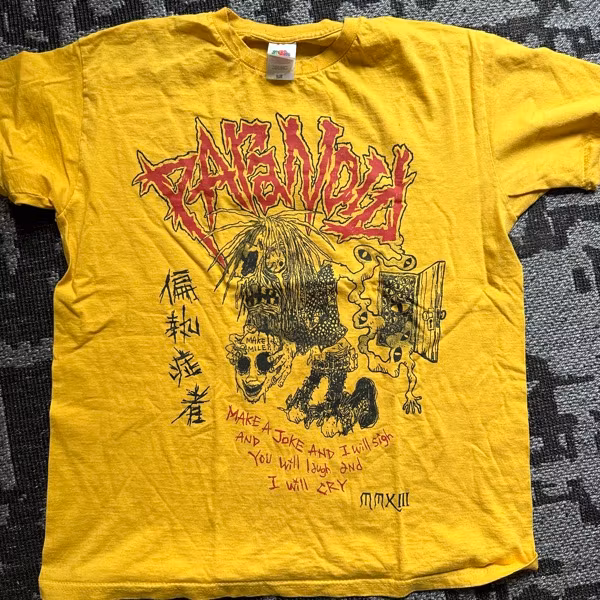 偏執症者 / PARANOID Paranoid (M) (USED) T-SHIRT