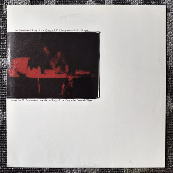 DES ESSEINTES / NEGRU VODA Split (Fin De Siècle Media - Sweden original) (VG+/NM) 10"